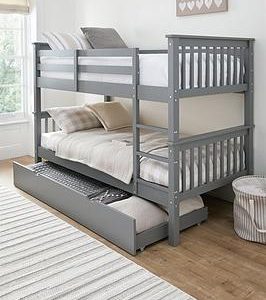 Very Home Classic Novara Kids Under Bed Storage Drawer Add On  Grey  FscReg Certified | Bed Sava