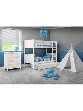 Julian Bowen Maine Bunk Bed - Surf White
