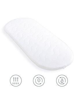 Clair De Lune Quilted Microfibre Wicker Moses Basket Mattress