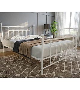 Dorel Home Manila Metal Bed Double | Bed Sava