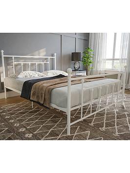 Dorel Home Manila Metal Bed Double | Bed Sava