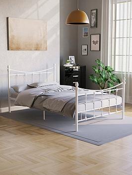 Vida Designs Paris Double Metal Bed | Bed Sava