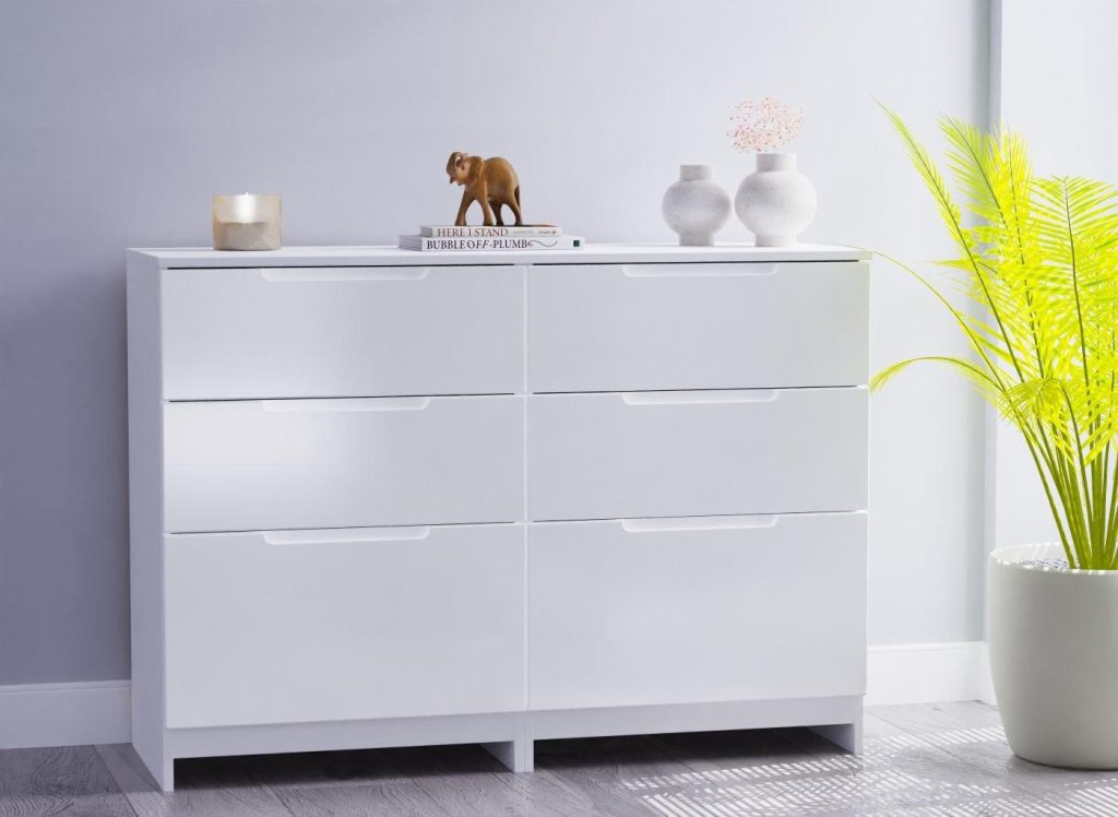 Houston 6-Drawer Chest - White