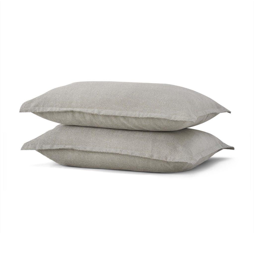 Cotton Collection Soft Jacquard Oxford Pillowcase Pair - Sage