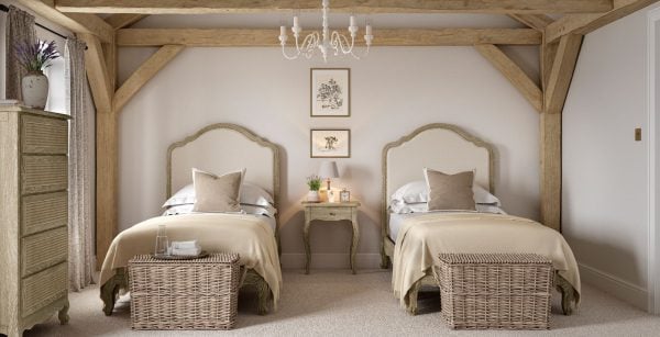Sienna Bed  Natural  Weathered Oak Single | Bed Sava