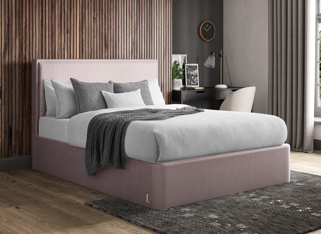 TEMPUR Reign Bed Frame - 5'0 King - Pink