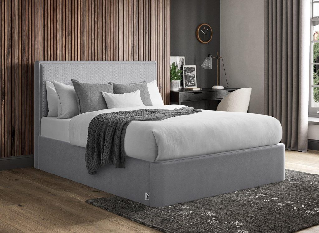 TEMPUR Reign Bed Frame - 5'0 King - Silver