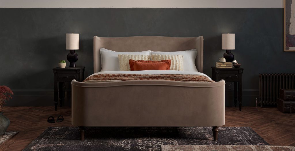 Charlotte Bed  Chocolate Double | Bed Sava