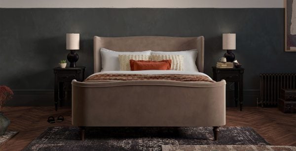 Charlotte Bed  Chocolate Double | Bed Sava