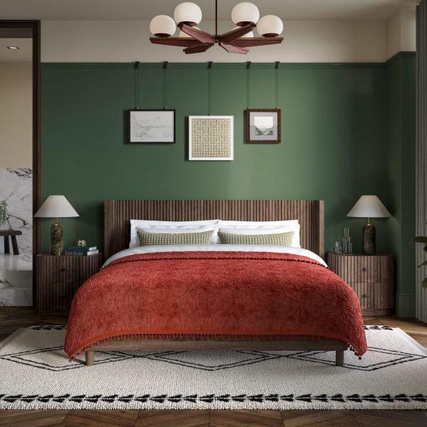 Jacob Bed  Dark Wood King | Bed Sava