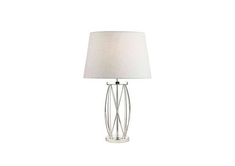 Laura Ashley - Beckworth Small Nickel Table Lamp