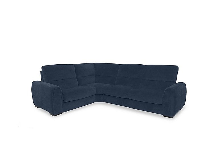 Flex Fabric Small Corner Sofa Bed with Storage Arm - Lake Green