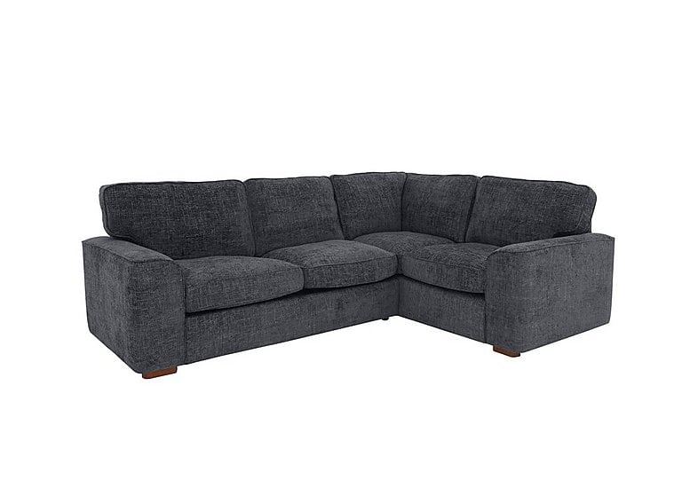Emilia Small Right Hand Facing Corner Sofa Bed - Navy