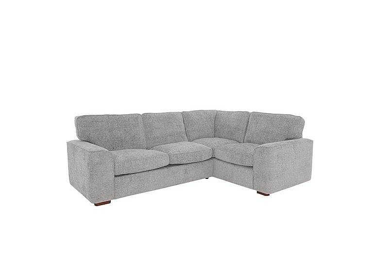 Emilia Small Right Hand Facing Corner Sofa Bed - Silver