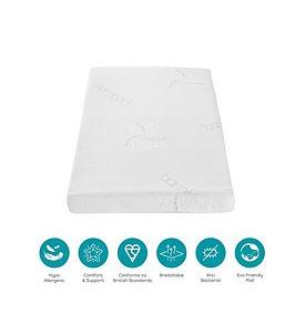 Tutti Bambini Natural Coir Fibre Cot Bed Mattress 70 X 140 Cm | Bed Sava