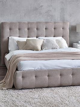Julian Bowen Odette King Bed  Light Taupe  Double | Bed Sava