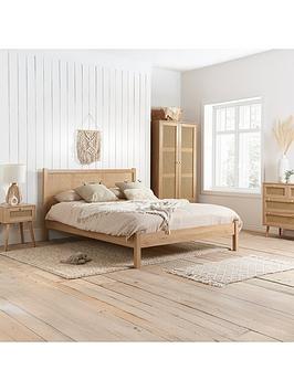 Birlea Croxley Rattan Bed Frame  Double | Bed Sava