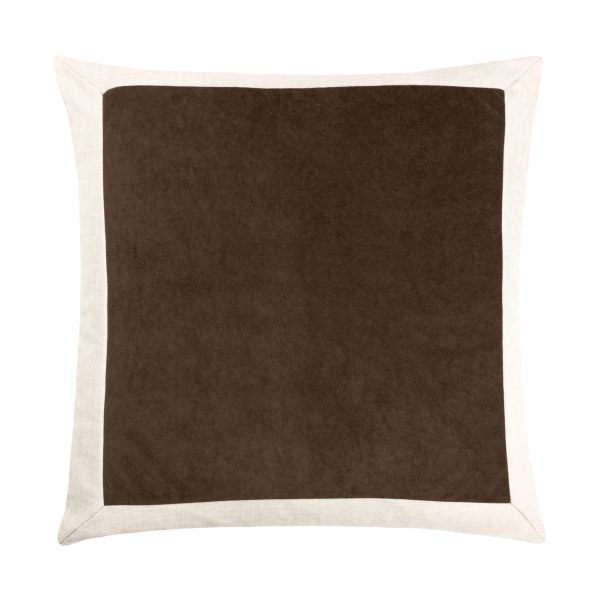 Linen Velvet Cushion  Mole | Bed Sava