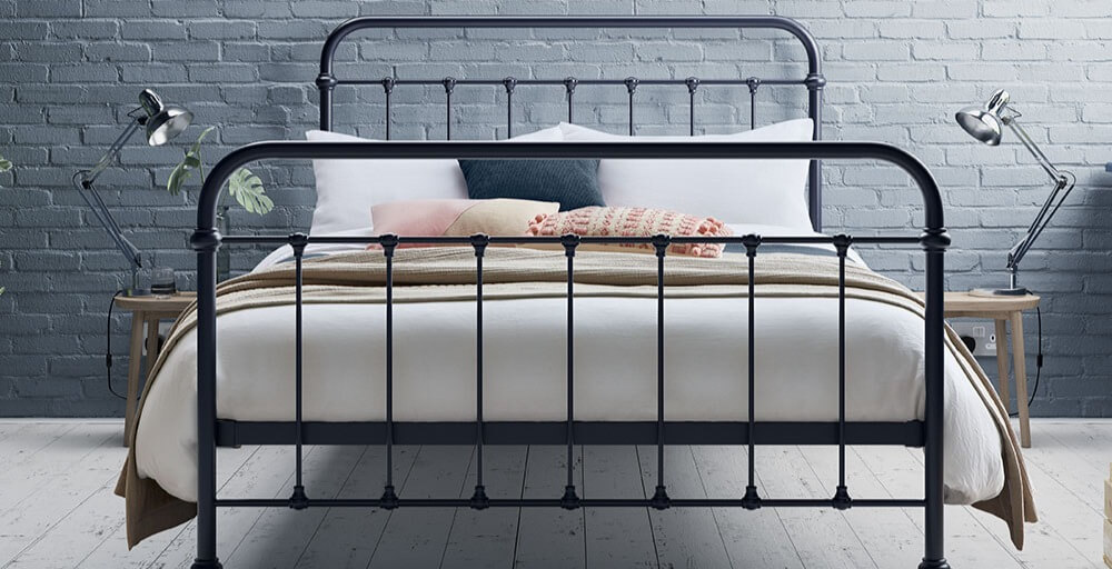Oliver Bed - Navy, King