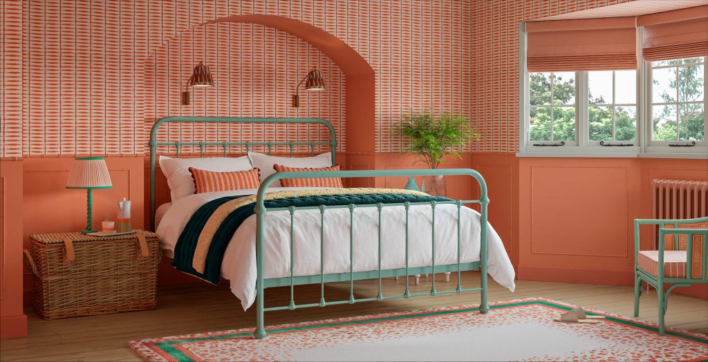 Oliver Bed - Ocean Green, King