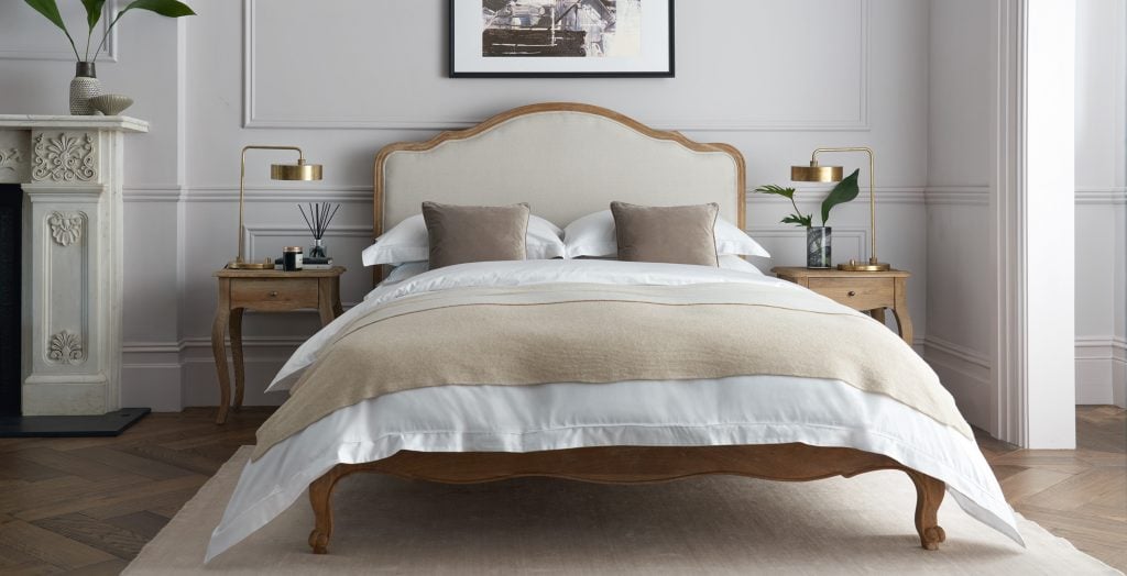 Sienna Bed  Natural  Weathered Oak Double | Bed Sava
