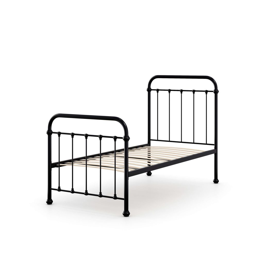 Oliver Bed - Matte Black, Single