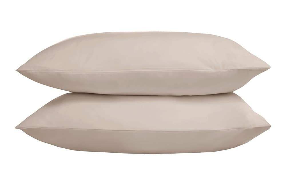 Five Star Hotel Concept Sateen Pillowcase, Standard Pillow Size, White