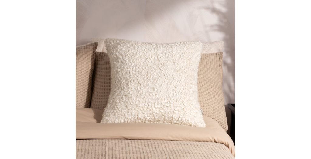 Boucle Cushion - Ecru