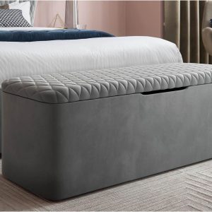 Grove Blanket Box  Blue | Bed Sava