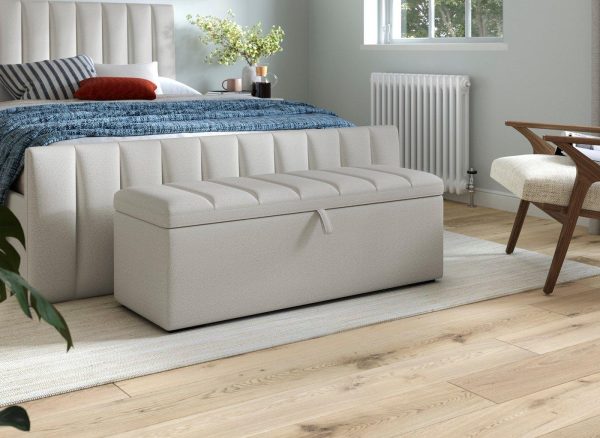 Davies Blanket Box  Grey | Bed Sava