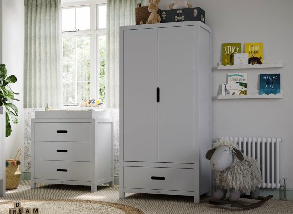 Silentnight Koko Wardrobe  Grey | Bed Sava