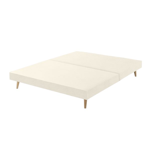 Harrison Spinks Classic Slim Divan Base  Greek Islands Chalk Emperor | Bed Sava