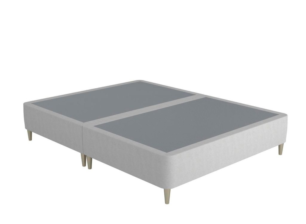 TheraPurÂ® Shallow Divan Base - 4'6 Double - Silver