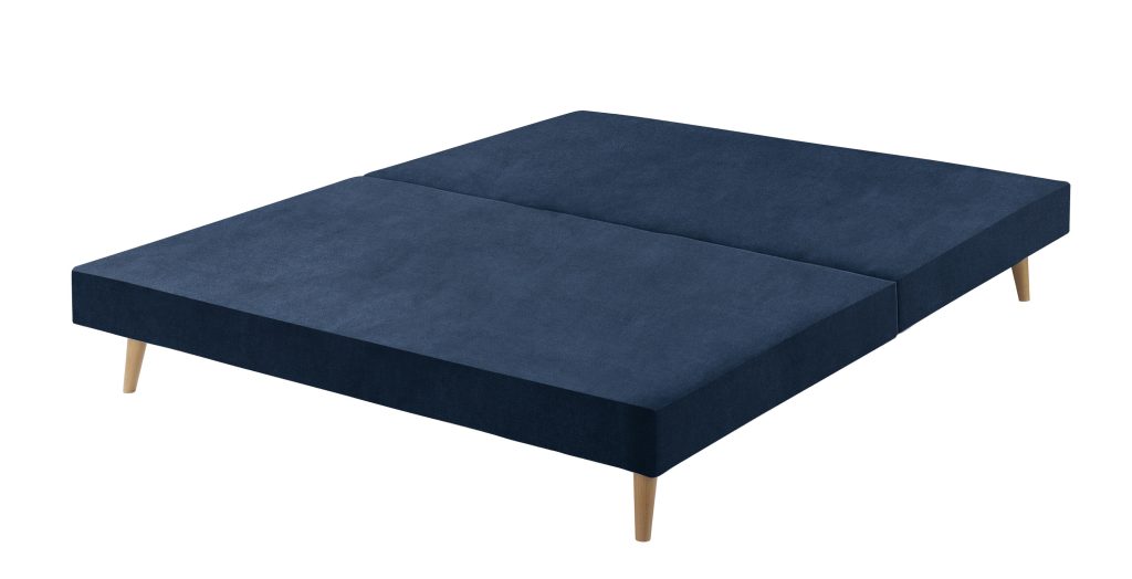 Harrison Spinks Classic Slim Divan Base - Seven Navy, Small Double