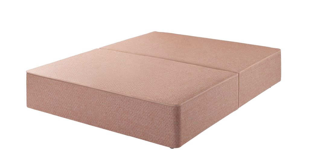 Harrison Spinks Premium Divan Base - Empire Terracotta, No Drawers, Small Double