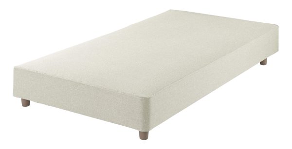 Harrison Spinks Classic Shallow Divan Base  Greek Islands Chalk Single | Bed Sava