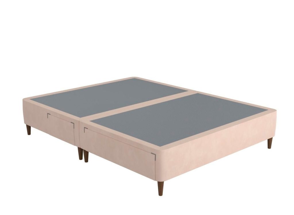 TheraPurÂ® Shallow Divan Base - 5'0 King - Pink