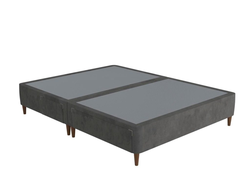 TheraPurÂ® Shallow Divan Base - 3'0 Single - Grey
