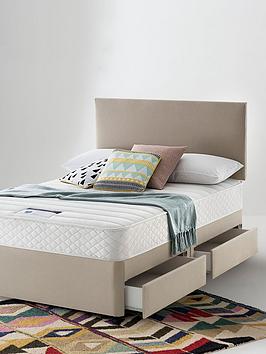 Silentnight Celine Memory Miracoil Sprung Mattress And Divan Base Bed Set (Headboard Sold Separately)