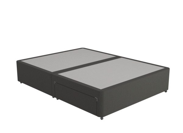 Dreams Divan Bed Base  30 Single  Grey | Bed Sava
