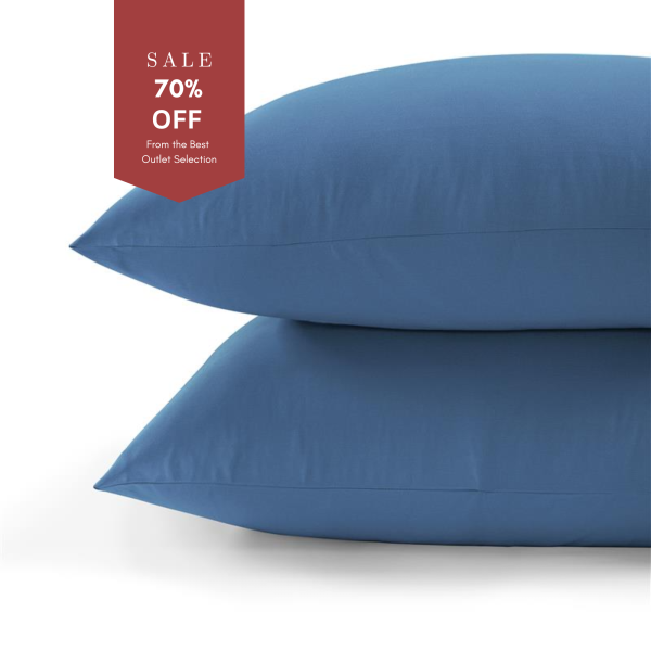 800 Thread Count Pair 2 Pillowcases of Grand Splendour LUXE Pillowcases  Sateen Quiet Harbour Oxford  Quiet Harbour | Bed Sava