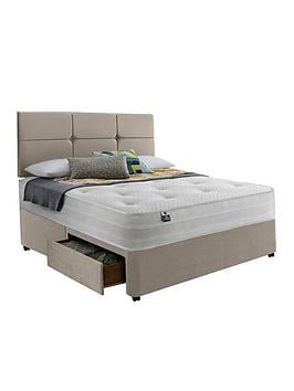 Silentnight 1200 Pocket Ortho Divan Bed With Storage Options - Firm