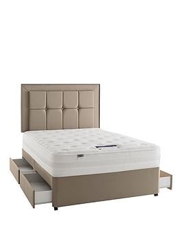 Silentnight 1400 Pocket Ortho Divan Bed Options - Firm
