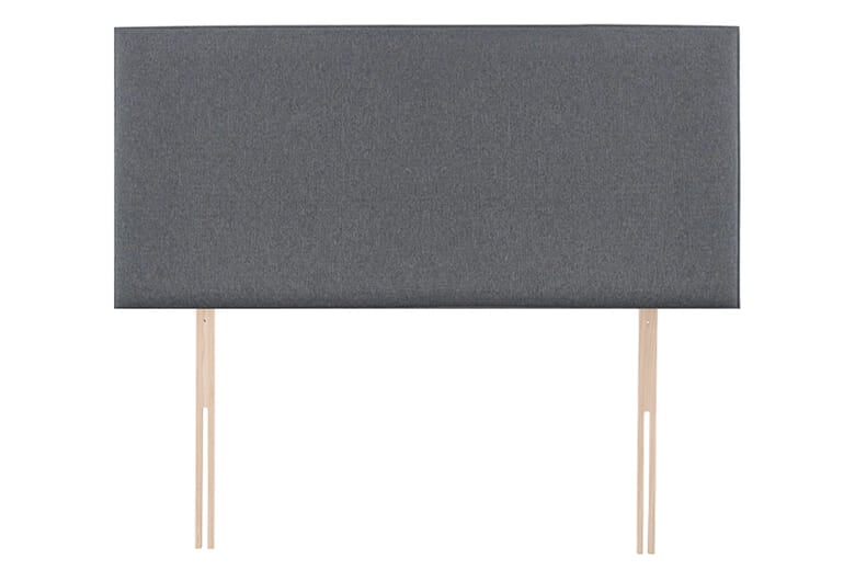 Lindell Upholstered Headboard Bednextday Carbon Small Double | Bed Sava