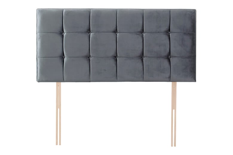 Henshaw Upholstered Headboard Bednextday Mink Single | Bed Sava