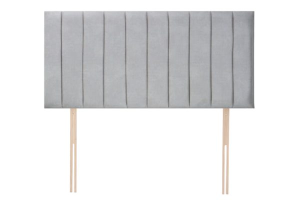 Thornton Upholstered Headboard Bednextday Silver Small Double | Bed Sava