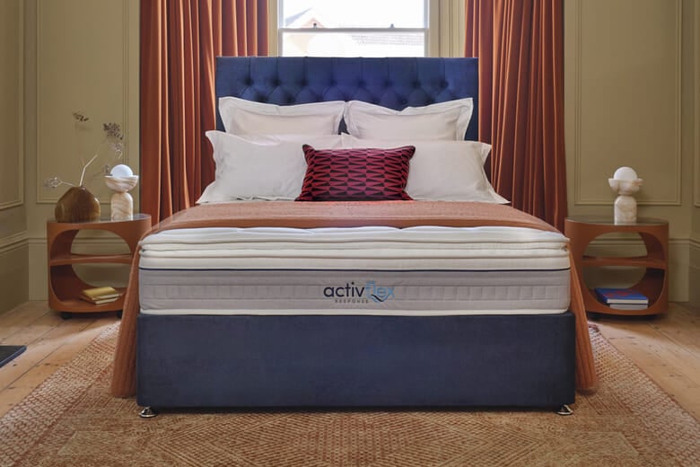 Sleepeezee ActivFlex Response 2600 Memory Mattress + Premium Divan Bed, Bednextday_Mink, 4 Drawers, Single