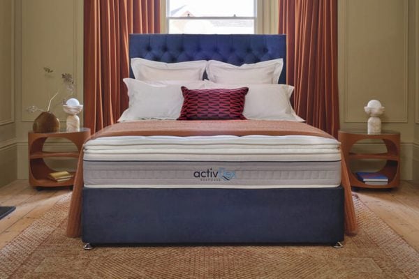 Sleepeezee ActivFlex Response 2600 Memory Mattress + Premium Divan Bed Bednextday Mink 2 Drawers King Size | Bed Sava