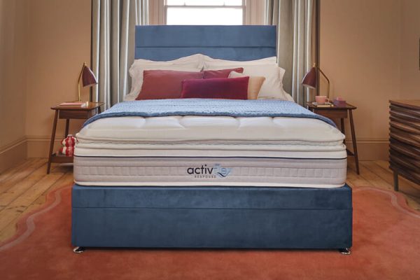 Sleepeezee ActivFlex Response 3600 Memory Mattress + Premium Divan Bed Bednextday Carbon No Storage Small Double | Bed Sava