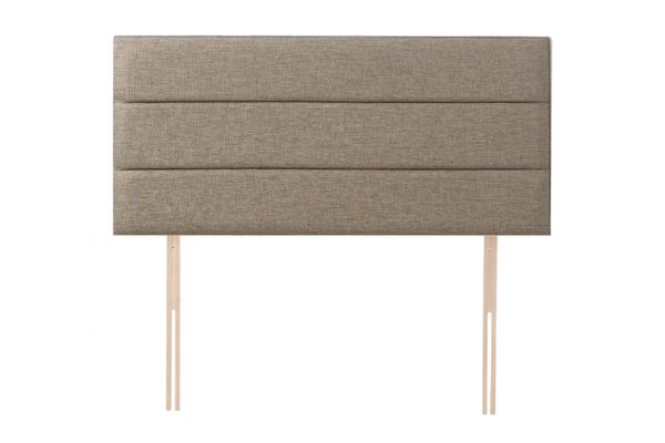 Beckett Upholstered Headboard Bednextday Mink Single | Bed Sava